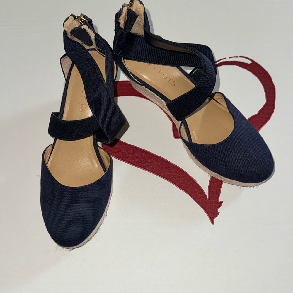 Talbots wedge heels